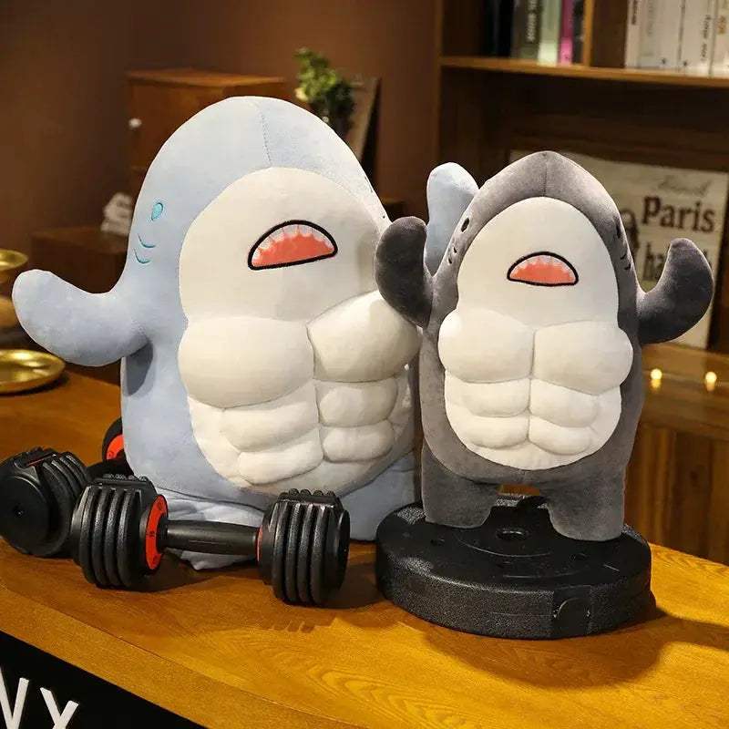 Shark Plush Cushion 40cm Soft Stuffed Animal Toy Gift - ToylandEU