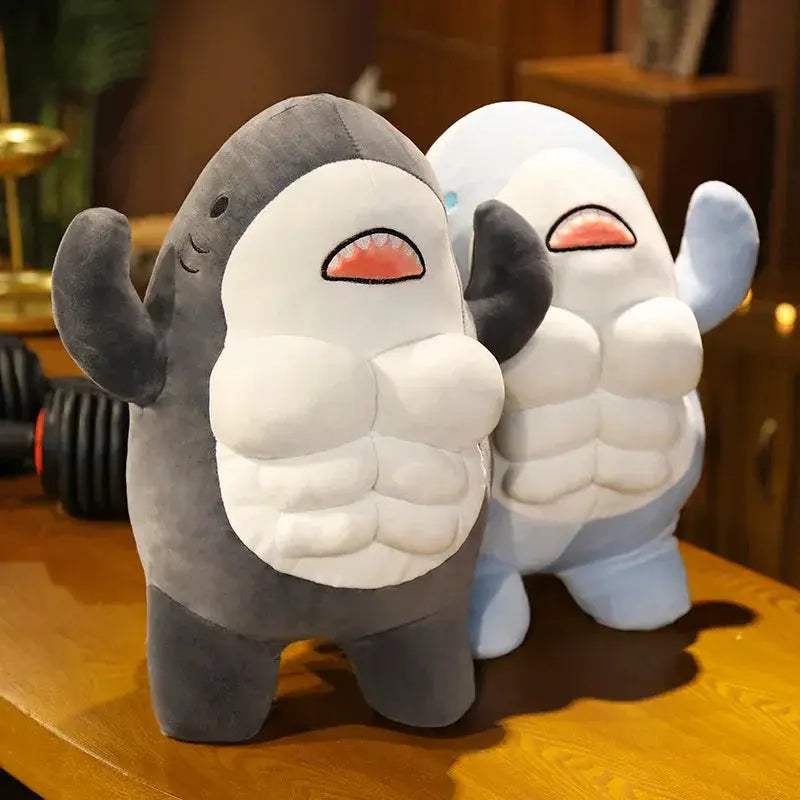 Shark Plush Cushion 40cm Soft Stuffed Animal Toy Gift - ToylandEU