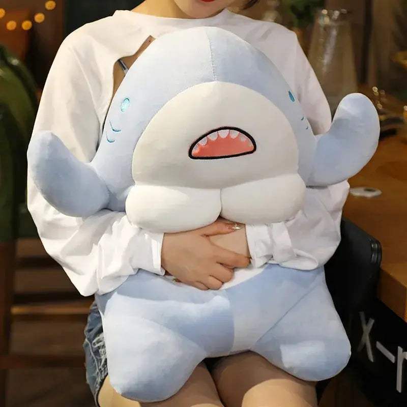 Shark Plush Cushion 40cm Soft Stuffed Animal Toy Gift - ToylandEU