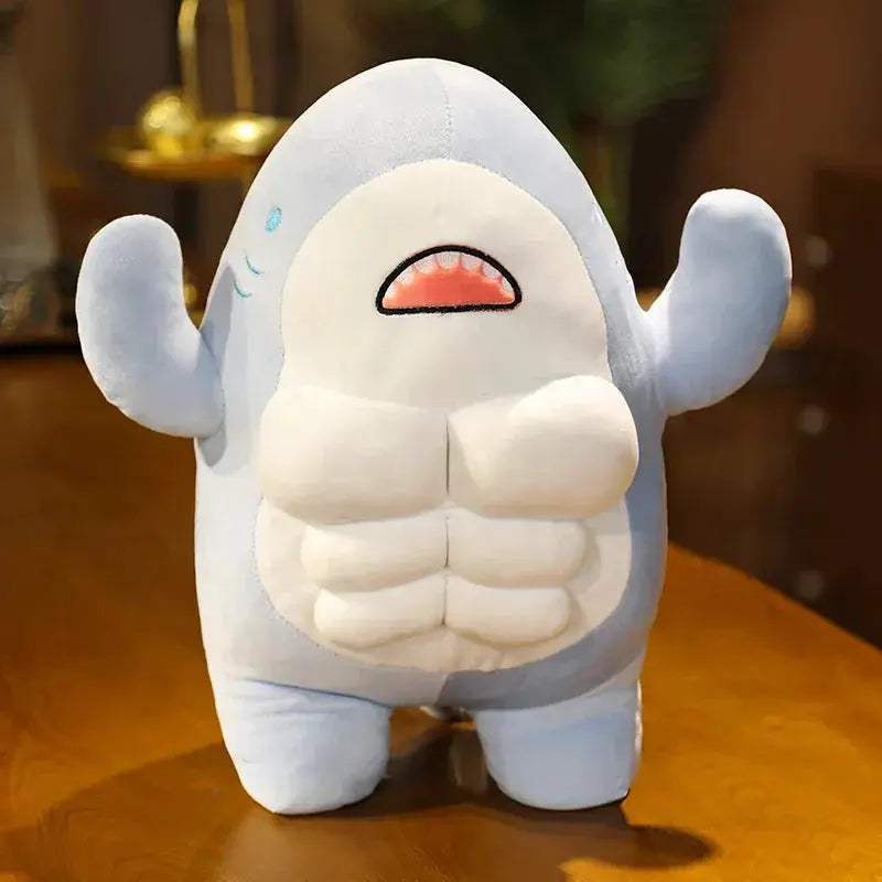 Shark Plush Cushion 40cm Soft Stuffed Animal Toy Gift - ToylandEU