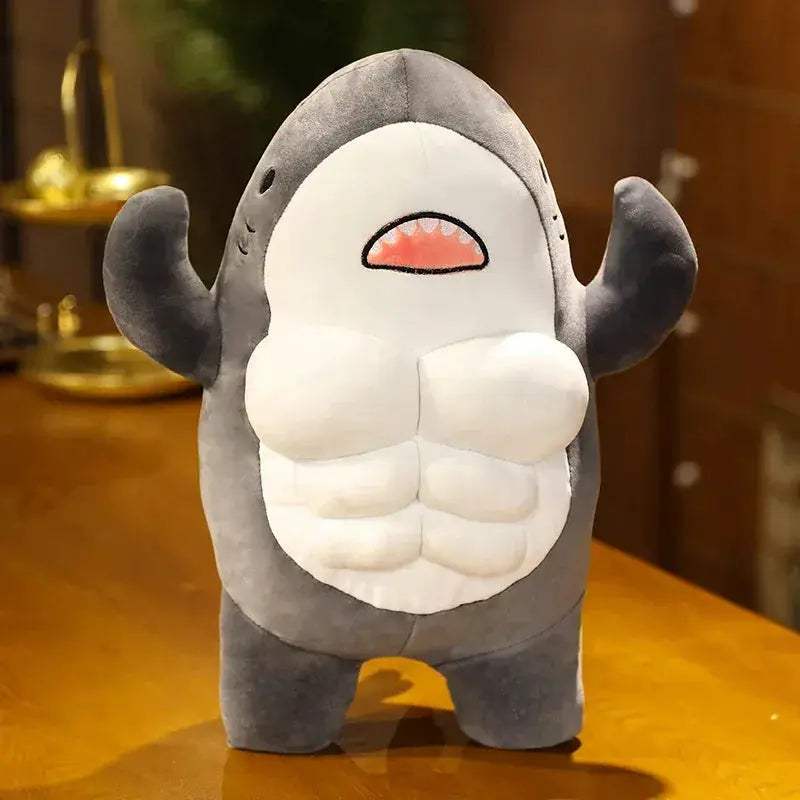 Shark Plush Cushion 40cm Soft Stuffed Animal Toy Gift - ToylandEU
