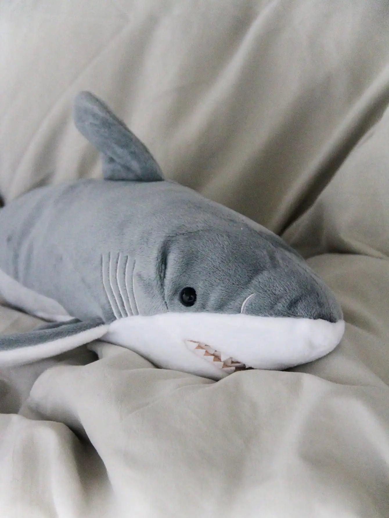  Shark Plush Toy Pillow Realistic Stress Relief Gift 