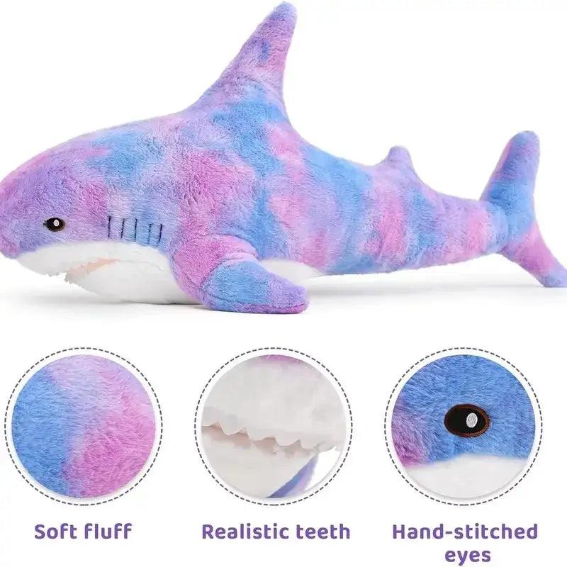  Shark Plush Toy Premium Soft 60cm For Kids Gift -  ToylandEU™