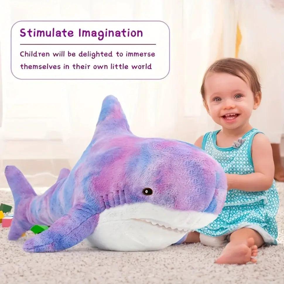  Shark Plush Toy Premium Soft 60cm For Kids Gift -  ToylandEU™