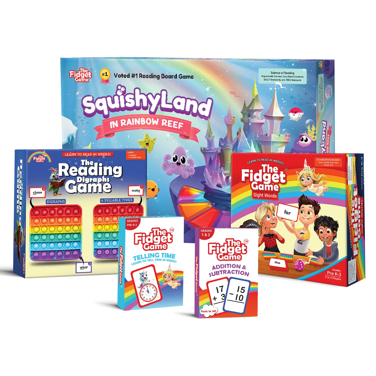 Reading Digraphs Game For Phonics Fluency And Comprehension - The Fidget Games