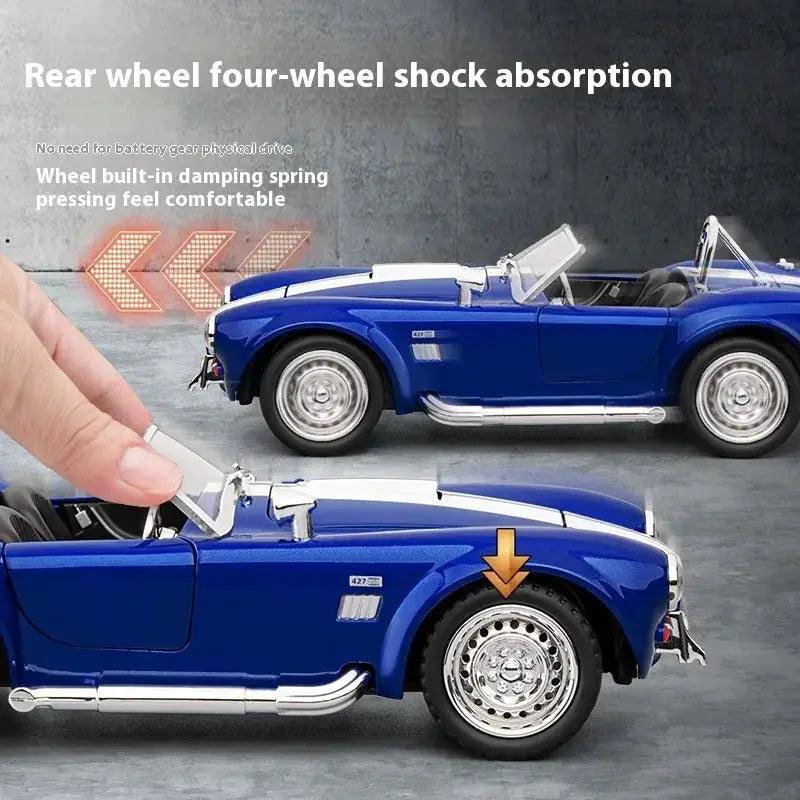  Shelby Cobra Diecast Car Realistic Sound Lights -  ToylandEU™