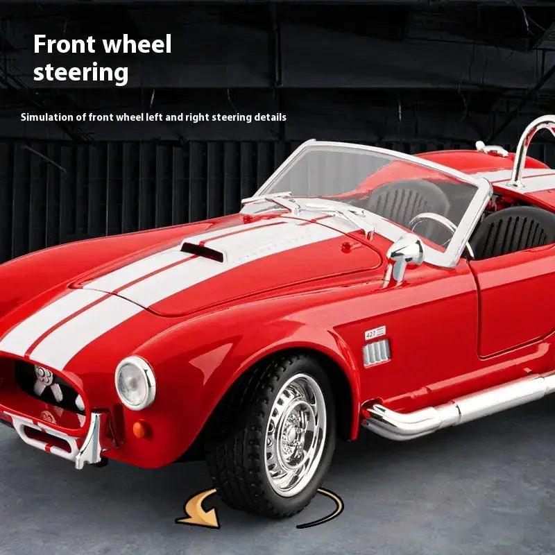  Shelby Cobra Diecast Car Realistic Sound Lights -  ToylandEU™