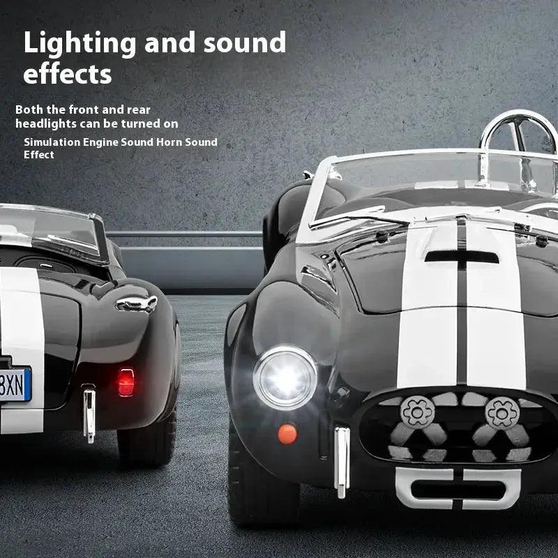  Shelby Cobra Diecast Car Realistic Sound Lights -  ToylandEU™