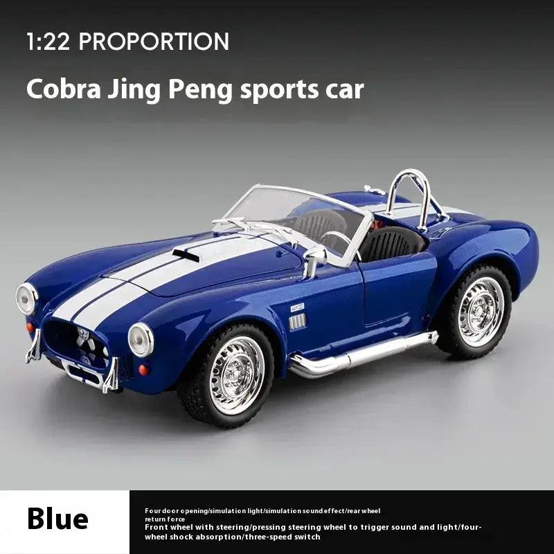  Shelby Cobra Diecast Car Realistic Sound Lights -  ToylandEU™