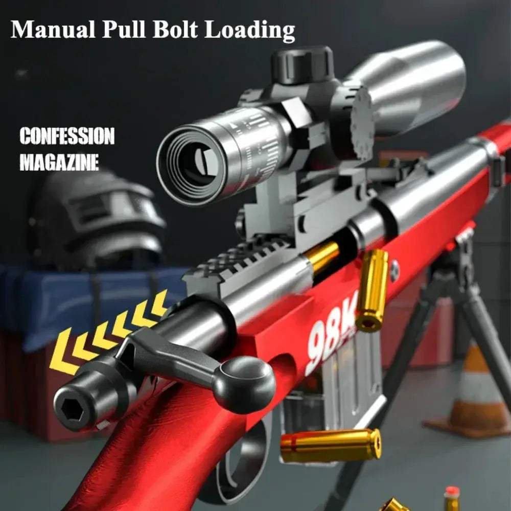 Shell Eject Sniper Rifle Toy With EVA Soft Bullets - ToylandEU