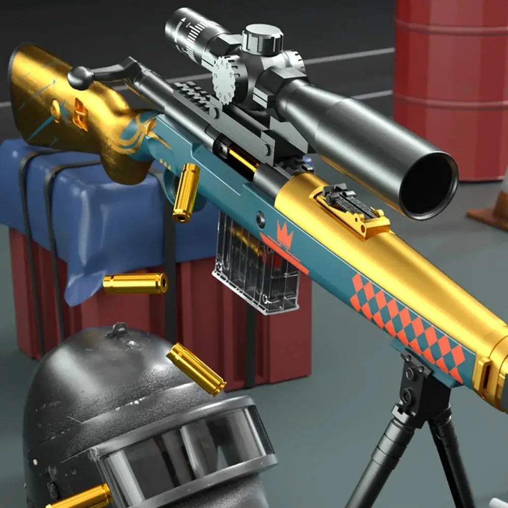 Shell Eject Sniper Rifle Toy With EVA Soft Bullets - ToylandEU