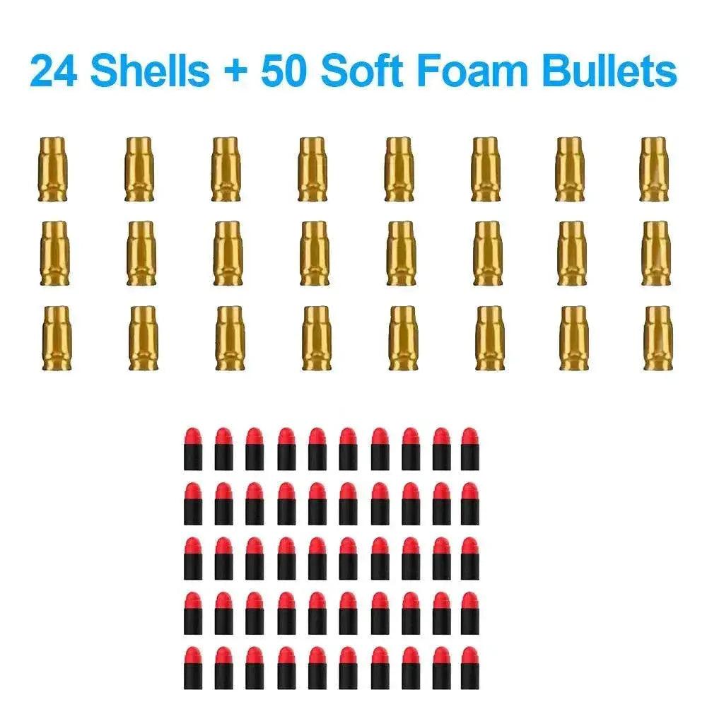  Shell Ejecting Toy Gun Bullets Soft EVA Foam For Kids -  ToylandEU™