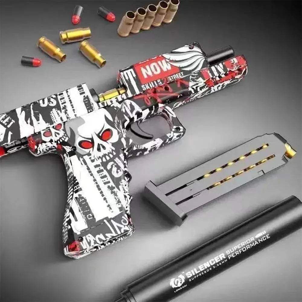 Shell Ejection Soft Bullet Toy Gun Pistol For Kids Boys - ToylandEU