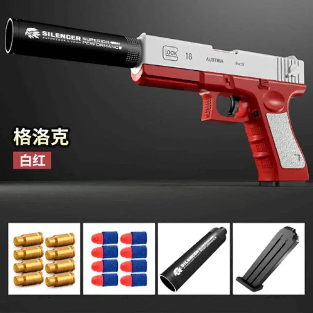 Shell Ejection Soft Bullet Toy Gun Pistol For Kids Gift -  ToylandEU™