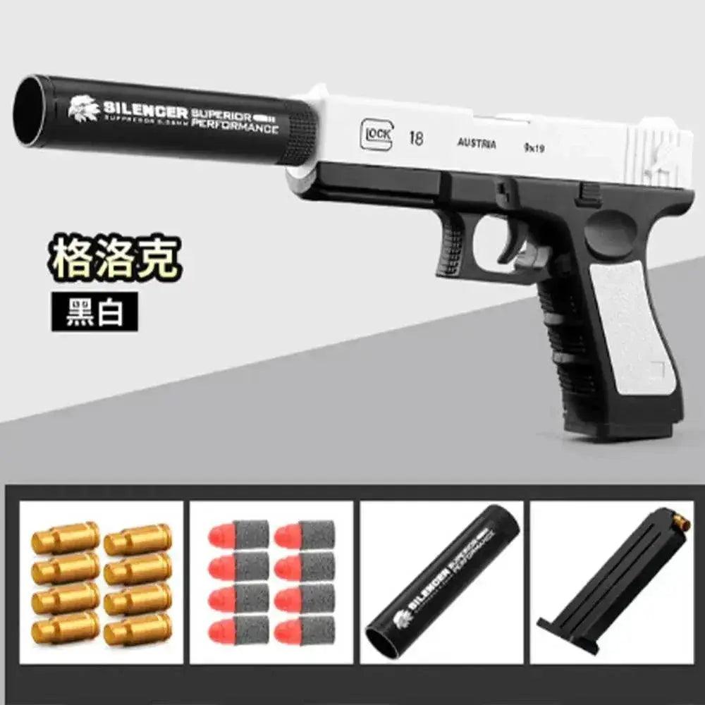  Shell Ejection Soft Bullet Toy Gun Pistol For Kids Gift -  ToylandEU™