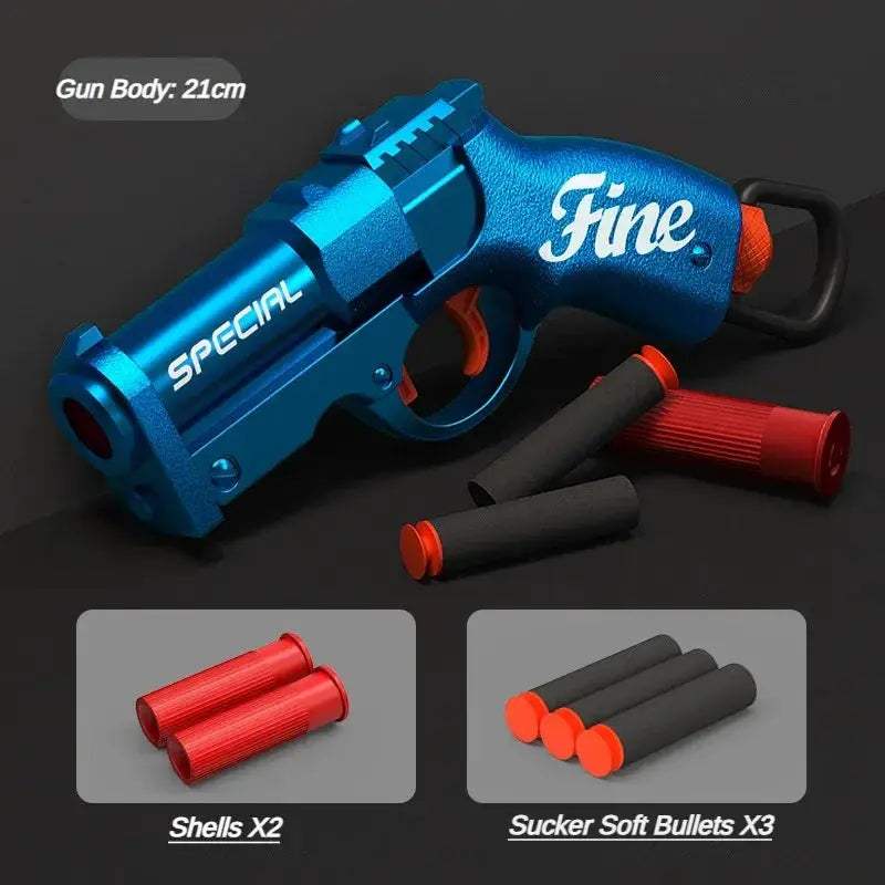 Shell Ejection Toy Gun With Soft Bullets For Outdoor Play - ToylandEU
