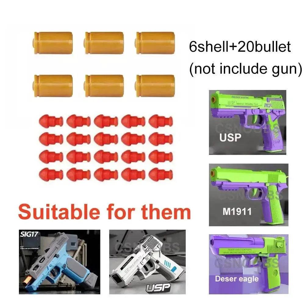  Shell Throwing SIG17 M9A3 Pistol Toy for Boys Gift -  ToylandEU™