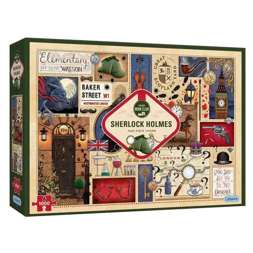 Challenging Sherlock Holmes Jigsaw Puzzle 1000 Piece - ToylandEU