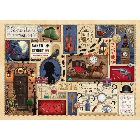  Sherlock Holmes Jigsaw Puzzle 1000 Piece Challenging -  ToylandEU™