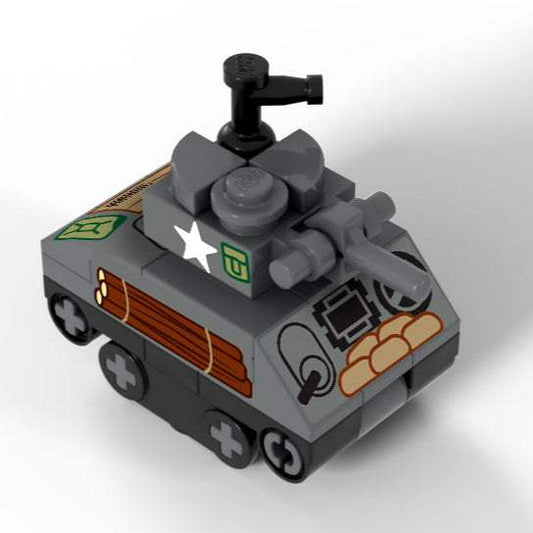 Nano M4 Sherman WW2 Tank | Custom Military Set | B3 Customs