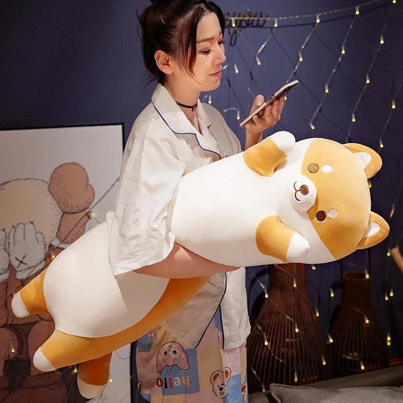  Shiba Inu Plush Pillow | Giant 50-150cm | Toylandeu™ 