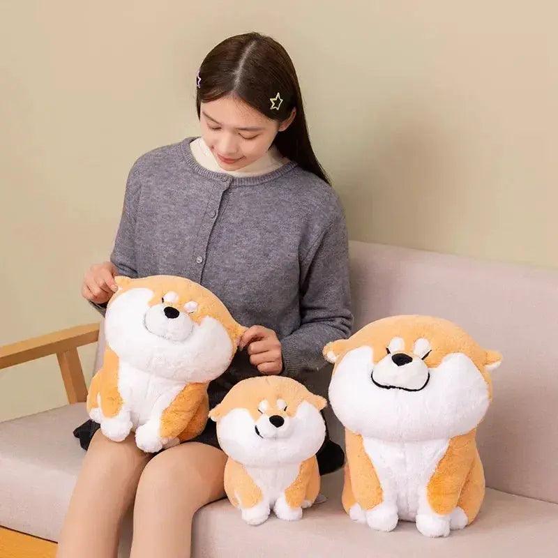 Shiba Inu Plush Throw Pillow Nap Cushion Toy Ultra Soft -  ToylandEU™