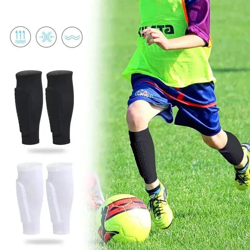  Kids Sports Shin Pads With Compression Calf Sleeves -  ToylandEU™