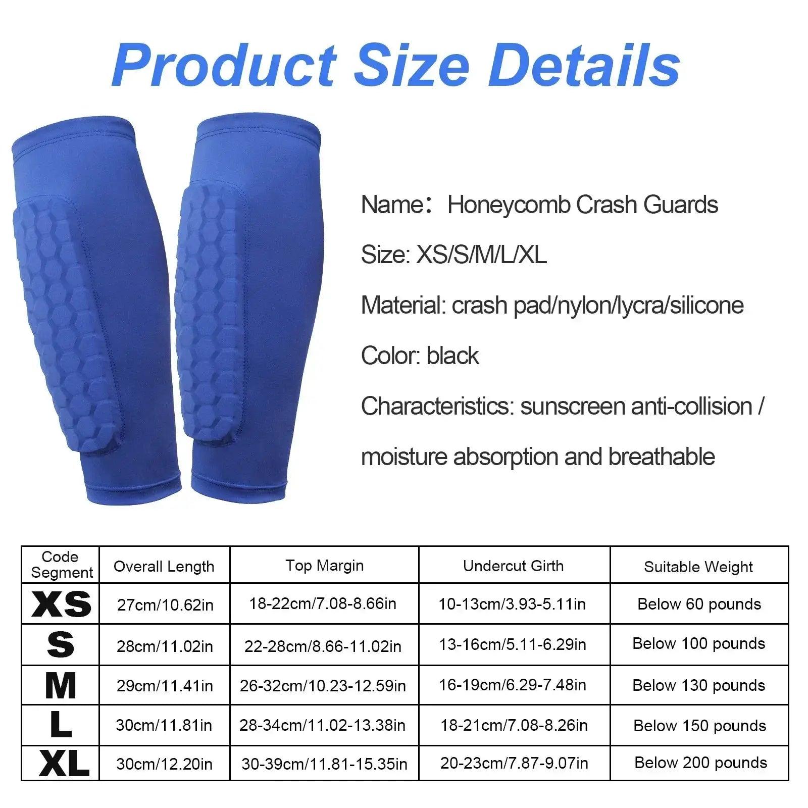  Shin Pads Breathable Honeycomb Pads For Soccer -  ToylandEU™