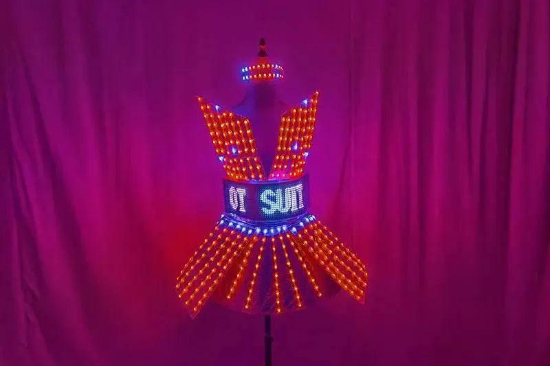  Shiny Laser Mirror Nightclub Dress LED Glow Bar Costume -  ToylandEU™