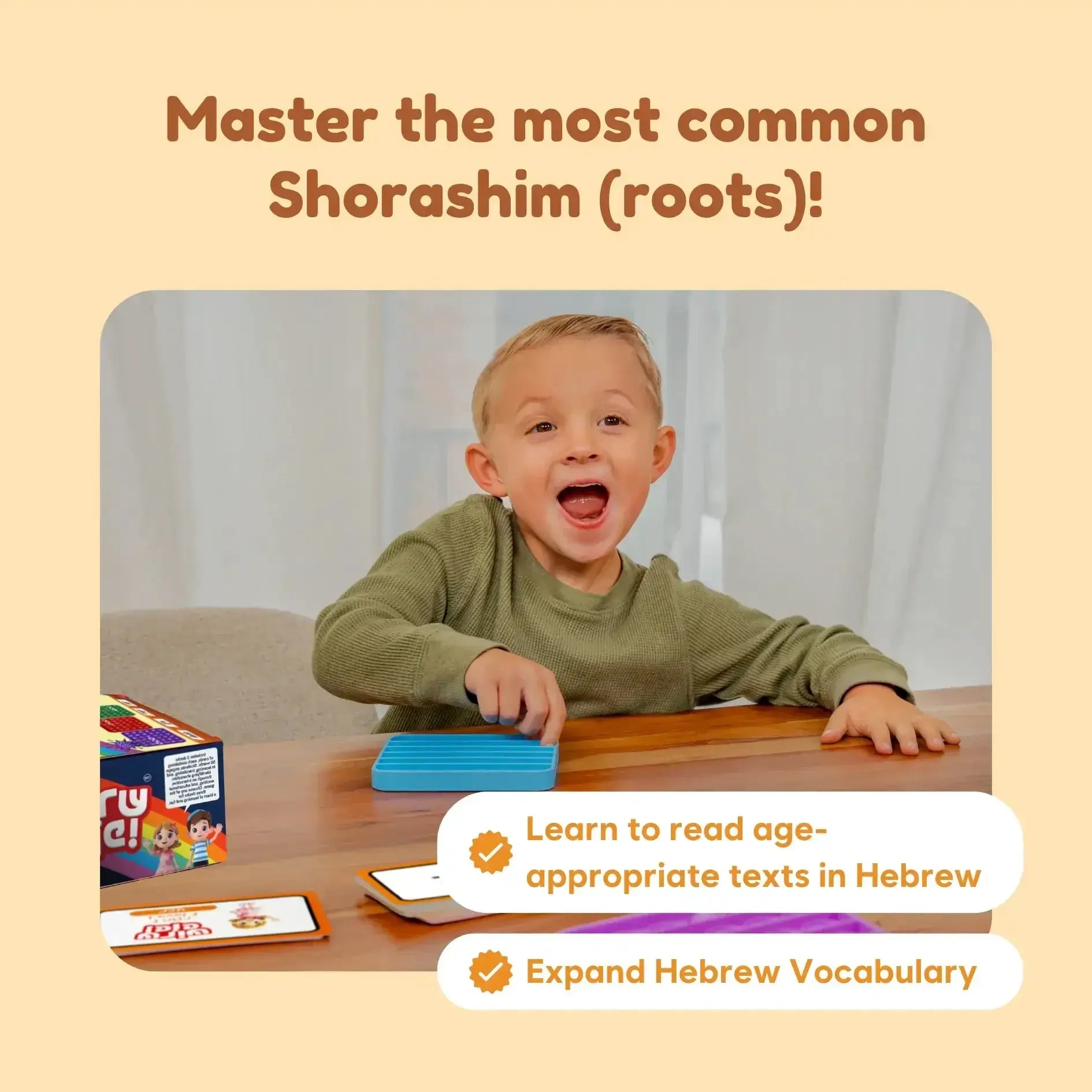 Hebrew Reading Game For Kids Pop Language Practice - The Fidget Games