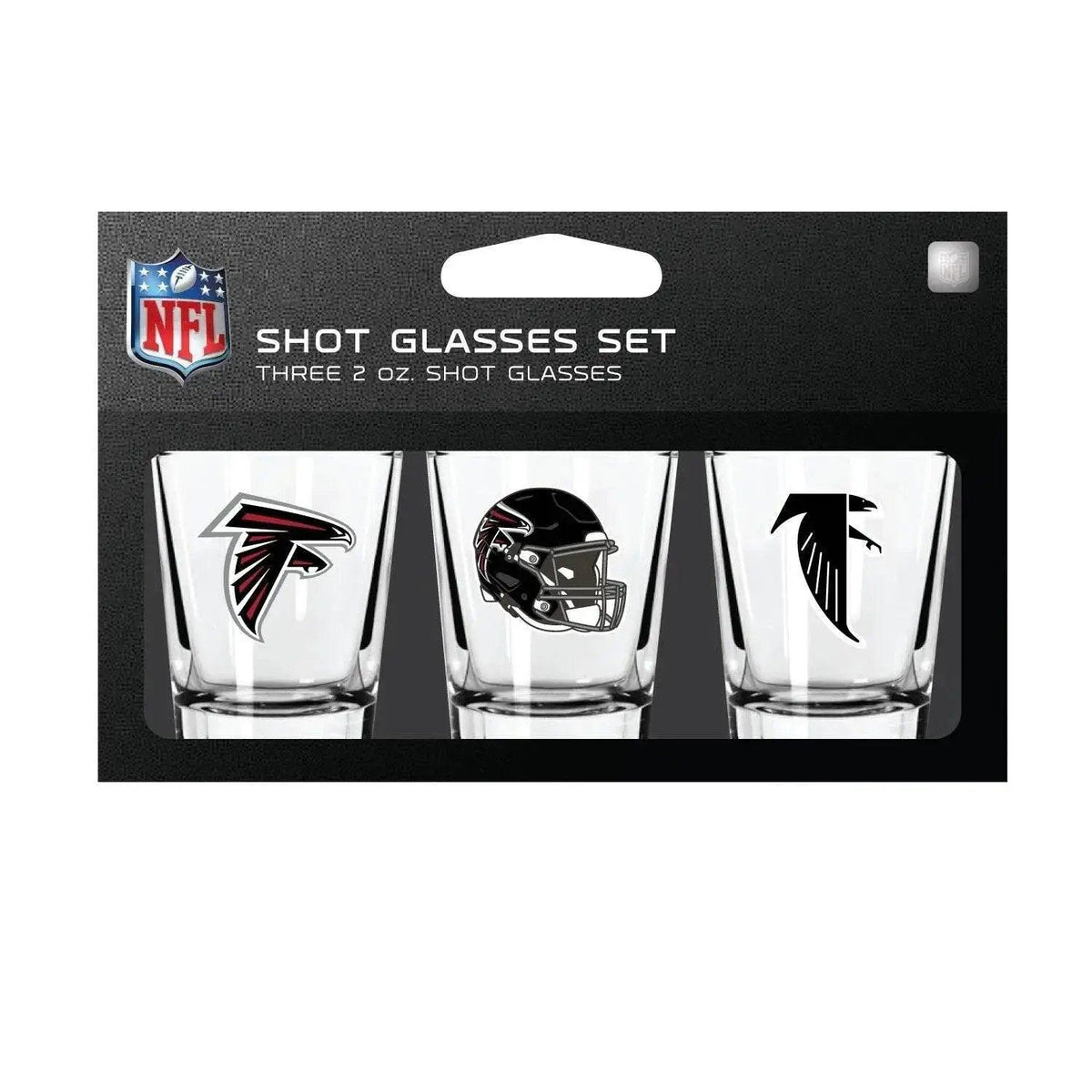  Atlanta Falcons Shot Glass Set 3 Pack Boxed Gift Edition -  ToylandEU™