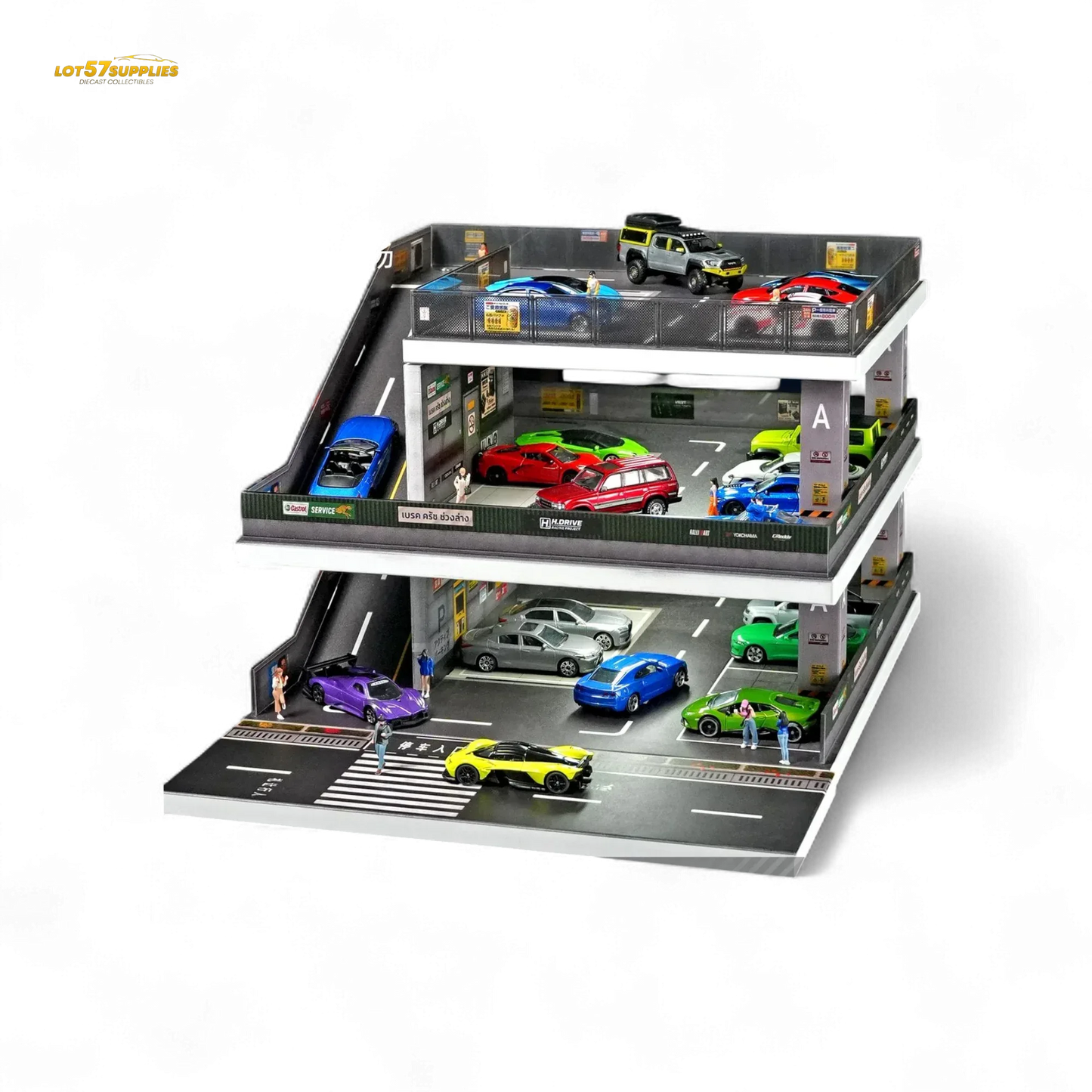 Shou Cang Jia Japanese Ramp Parking Lot 1:64 - ToylandEU