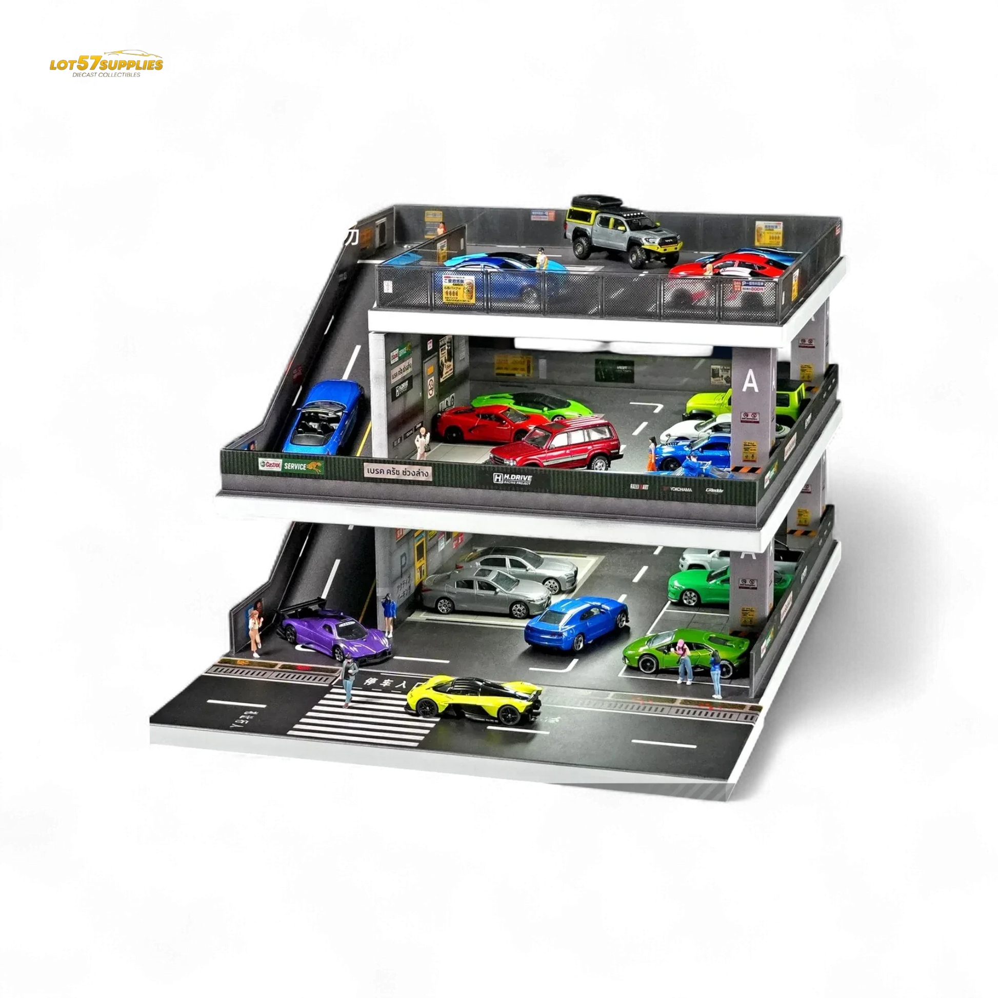 Shou Cang Jia Japanese Ramp Parking Lot 1:64 - ToylandEU
