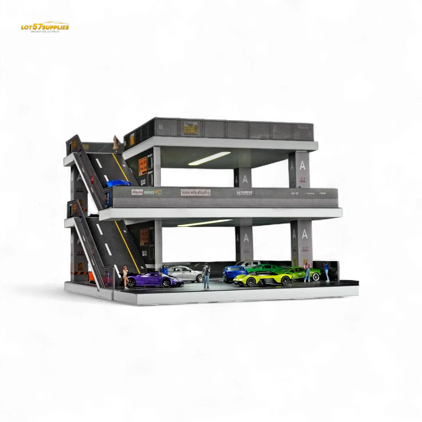Shou Cang Jia Japanese Ramp Parking Lot 1:64 - ToylandEU
