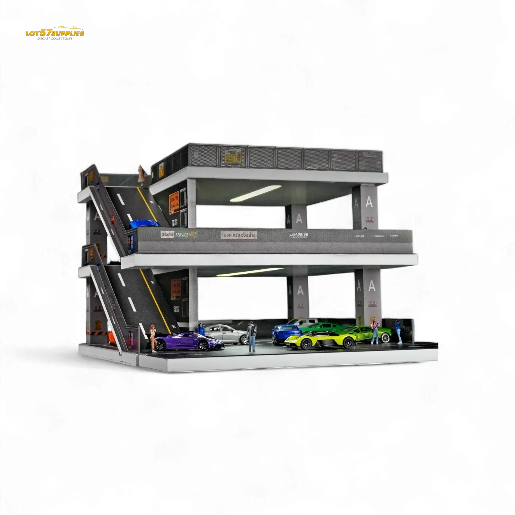 Shou Cang Jia Japanese Ramp Parking Lot 1:64 - ToylandEU