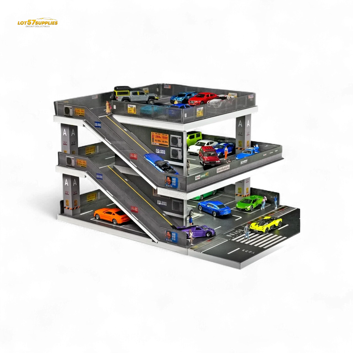 Shou Cang Jia Japanese Ramp Parking Lot 1:64 - ToylandEU