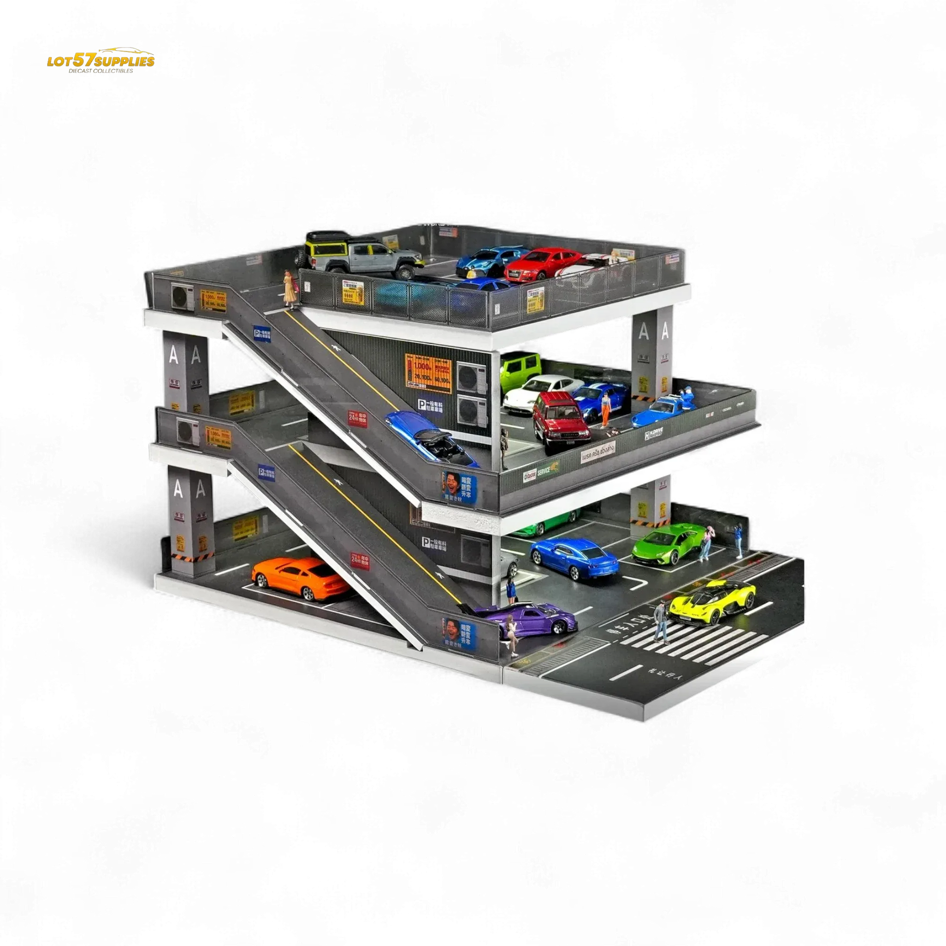 Shou Cang Jia Japanese Ramp Parking Lot 1:64 - ToylandEU