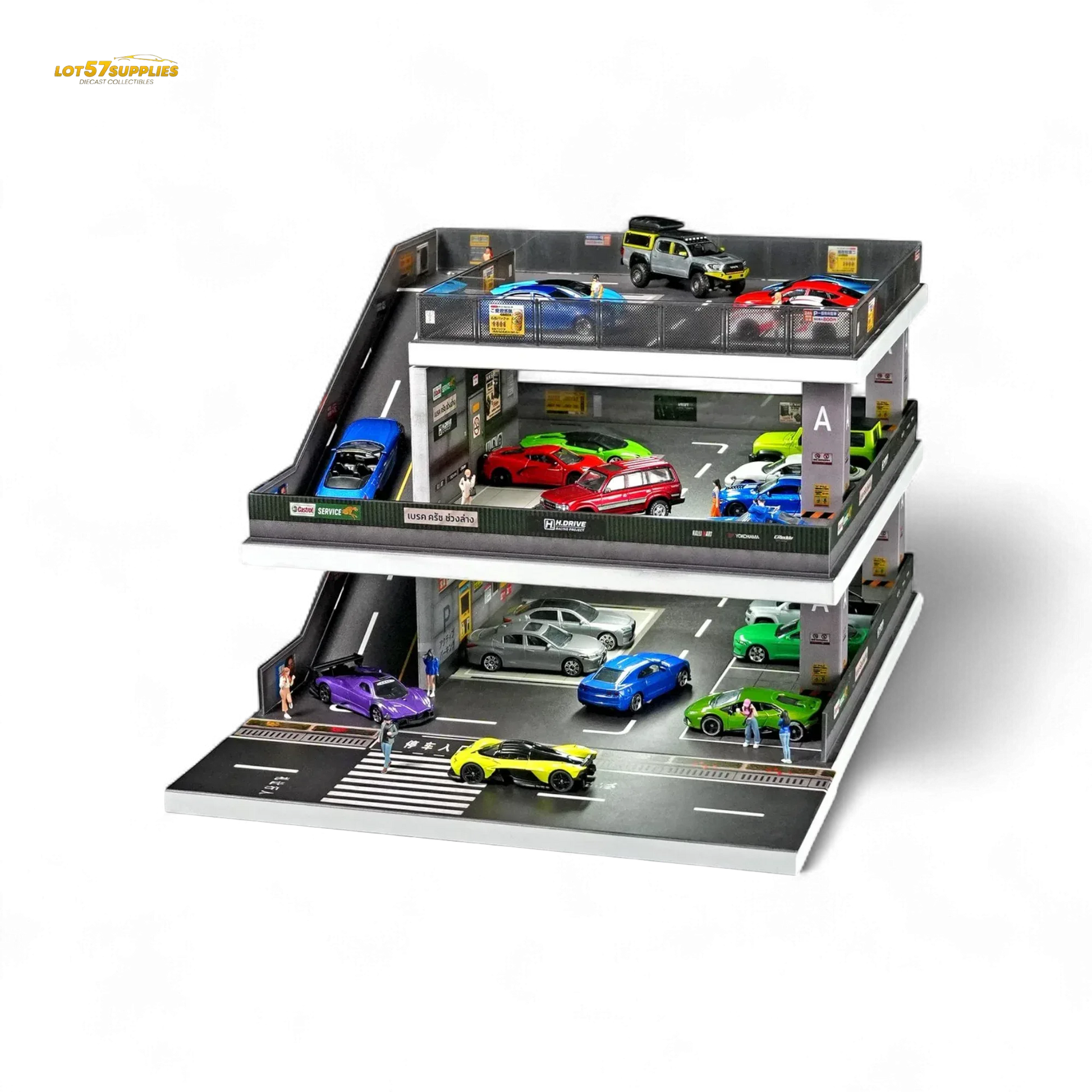 Shou Cang Jia Japanese Ramp Parking Lot 1:64 - ToylandEU
