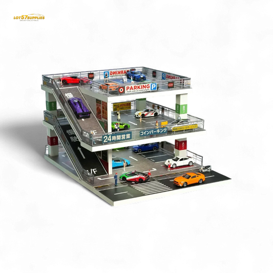  Japanese Ramp Parking Lot 1 64 Scale Durable Dark Green -  ToylandEU™