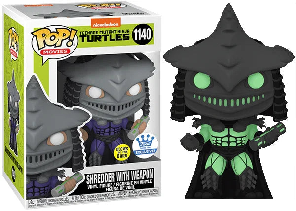 Shredder w/ Weapon (Glow in the Dark, Teenage Mutant Ninja Turtles Movie) 1140 - Funko Shop Exclusive - ToylandEU