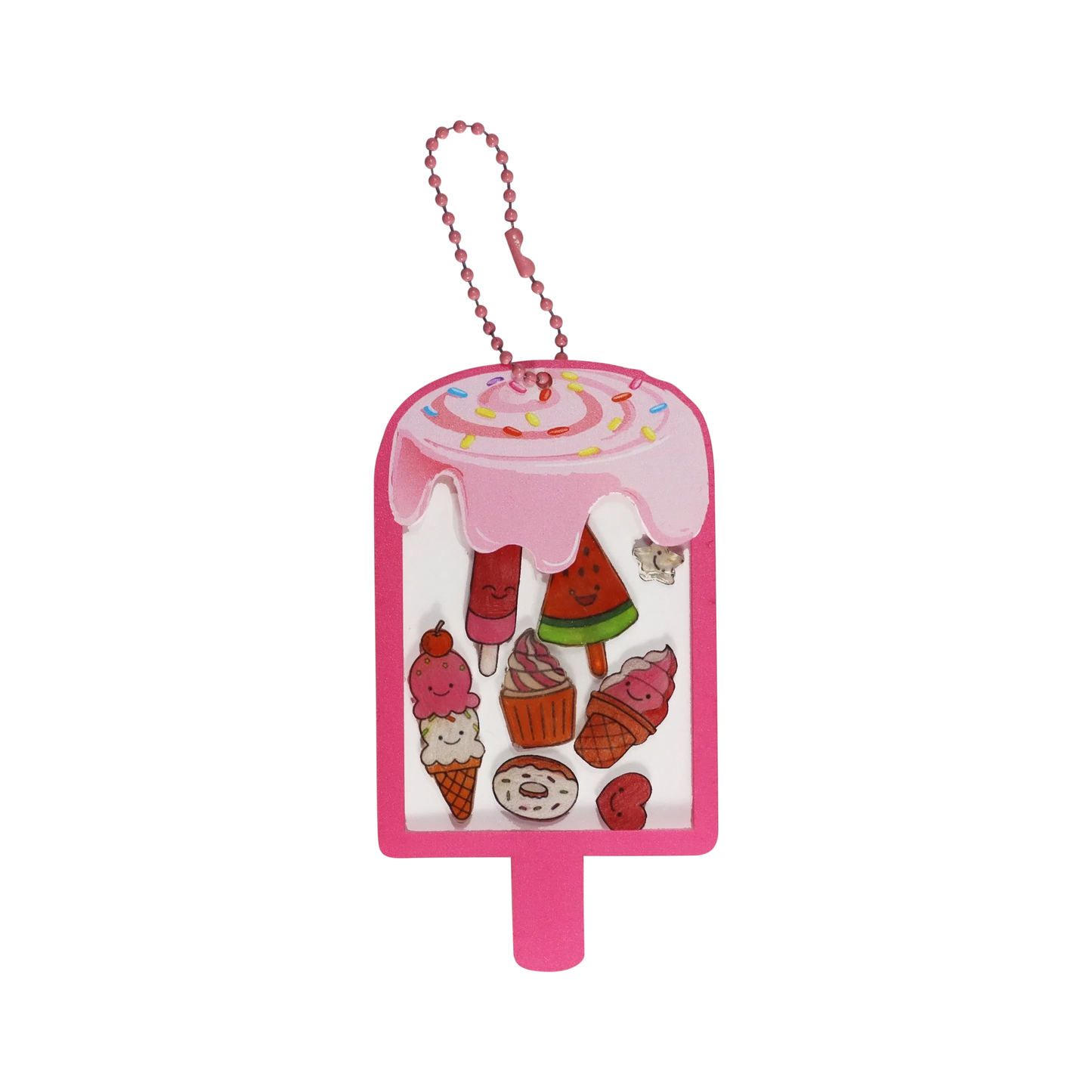 Shrinky Shaker Keychain Craft Kit for Kids Oven Bake Fun - ToylandEU