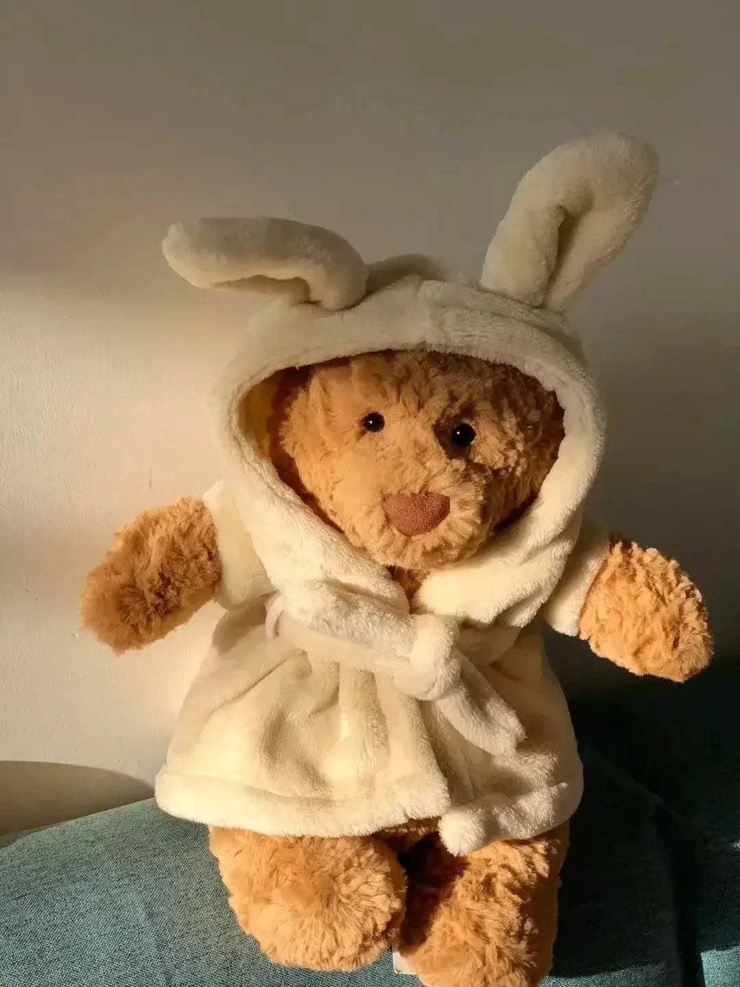 Shy Bonnie Rabbit Plush Doll 31cm Holding Birthday Cake Gift - ToylandEU