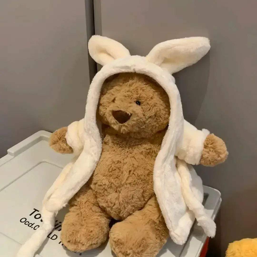 Shy Bonnie Rabbit Plush Doll 31cm Holding Birthday Cake Gift - ToylandEU