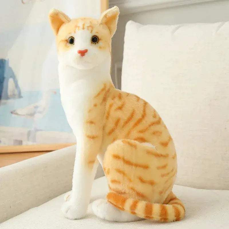 Siamese Cat Plush Toy Soft Stuffed Animal For Kids - ToylandEU