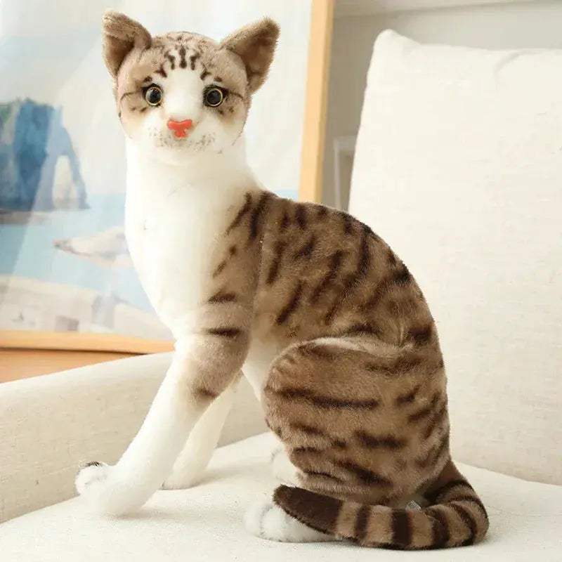 Siamese Cat Plush Toy Soft Stuffed Animal For Kids - ToylandEU