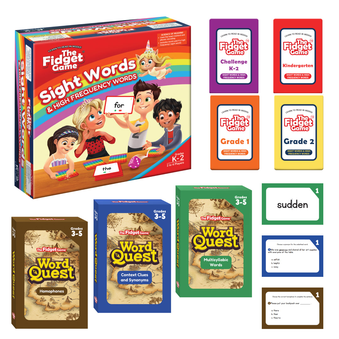 Sight Word Cards | Grades 3-5 Reading Set | Toylandeu™