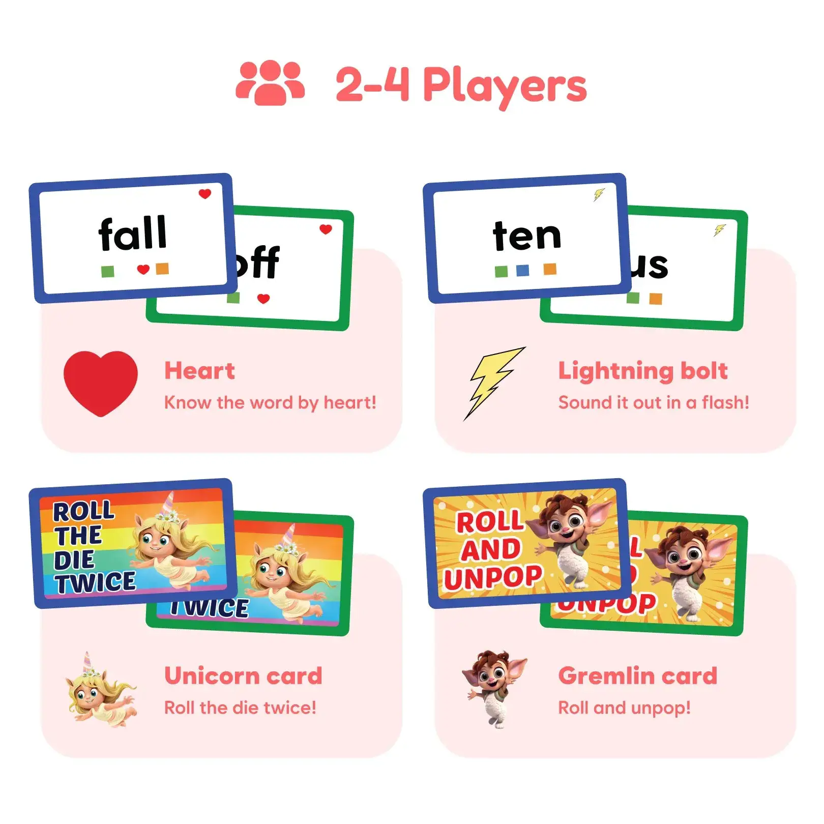 Sight Words Edition Fidget Game for Reading Fluency and Confidence - The Fidget Games