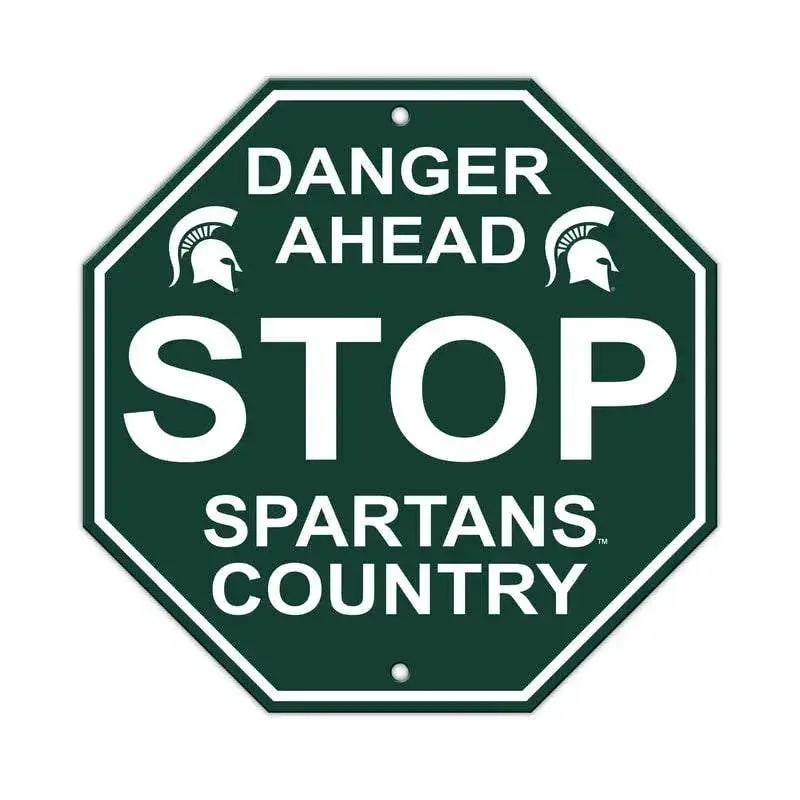  Michigan State Spartans 12x12 Plastic Stop Sign Man Cave -  ToylandEU™