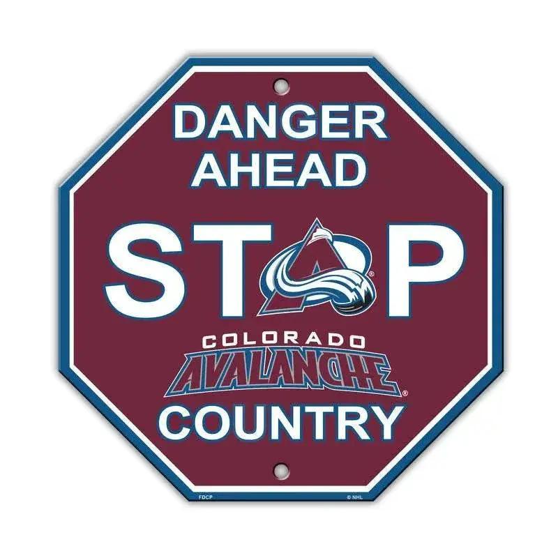  Colorado Avalanche 12x12 Plastic Stop Sign with Logo -  ToylandEU™
