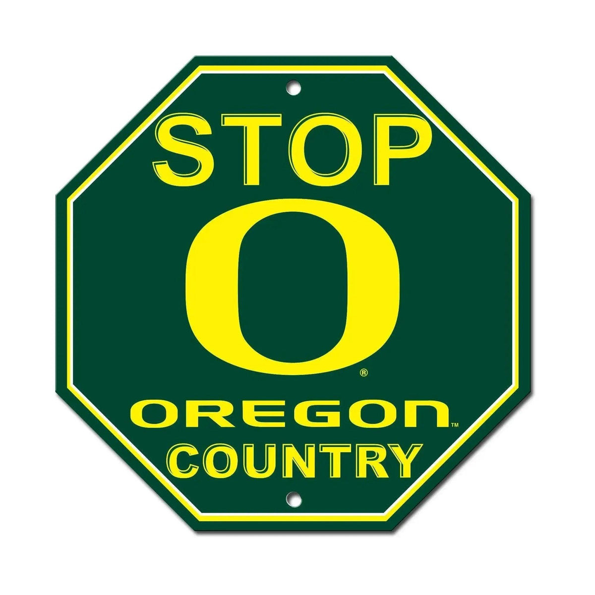  Oregon Ducks 12x12 Plastic Stop Sign O Design Emblem -  ToylandEU™